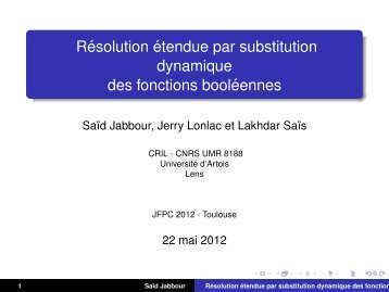 slides - LAAS CNRS