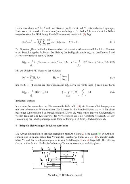 Ein einheitliches Modell zur Berechnung der Schubspannungen aus ...