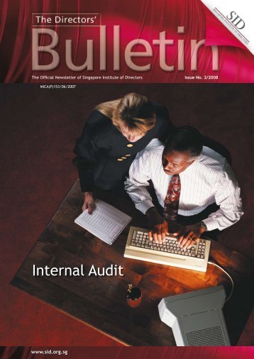 Internal Audit - Singapore Institute of Directors