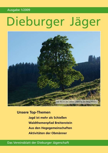 Dieburger Jägers 01/2008 - Jägerschaft der Dieburger Jäger eV