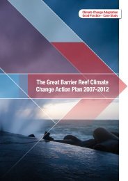 The Great Barrier Reef Climate Change Action Plan 2007-2012