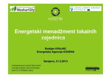 Obnovljivi izvori energije - Sustainable Energy BiH