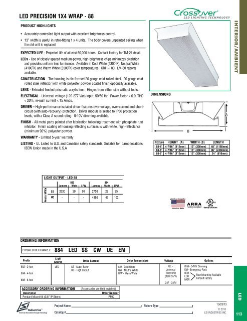 LED Lighting Catalog (23 MB) - LSI Industries Inc.