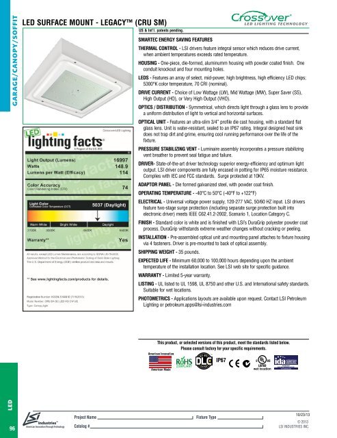 LED Lighting Catalog (23 MB) - LSI Industries Inc.