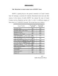 Reduction in casual contact rates of KSRTC buses.