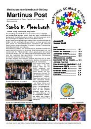 Martinuspost Sommer 09 - Martinus-Schule-Mb