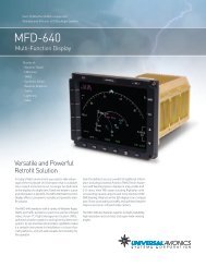 MFD-640 - Universal Avionics