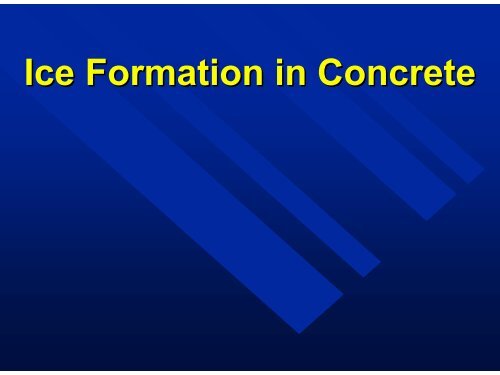 Physical Causes of Concrete Deterioration