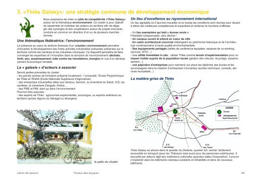 CAHIER DE SESSION - Les Ateliers