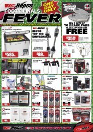 FOOTY FINALS - Repco Trade Zone