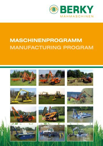 MaschinenprograMM Manufacturing prograM - Special Maskiner A/S