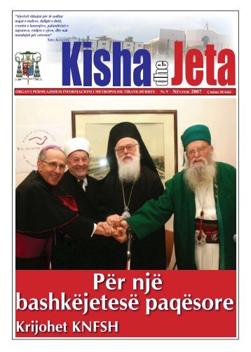 Për një bashkëjetesë paqësore - kishadhejeta.com