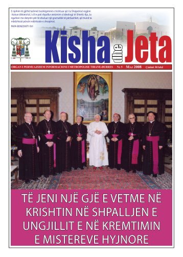 Të jeni një gjë e veTme në KrishTin në shpalljen ... - kishadhejeta.com