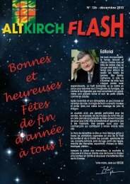 A ltkirch Flash n° 126 - Site officiel de la Mairie altkirch