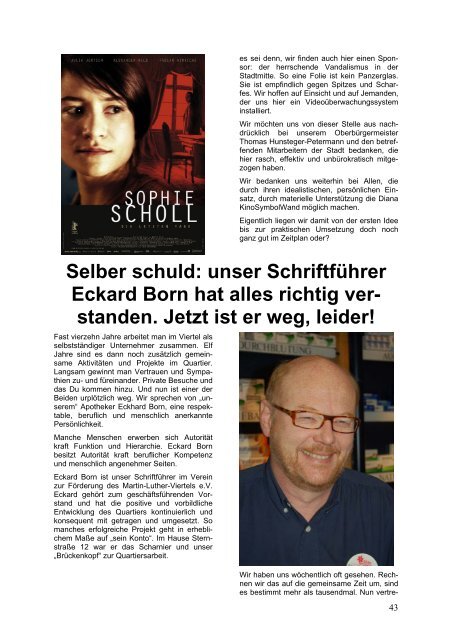 Ausgabe August 2007 - Martin-Luther-Viertel