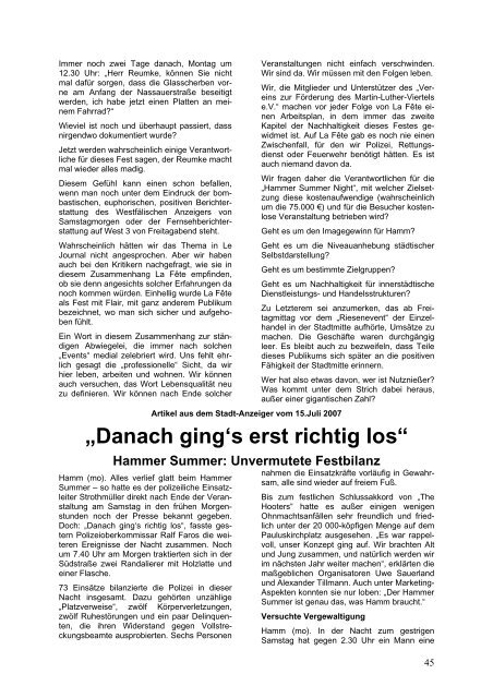 Ausgabe August 2007 - Martin-Luther-Viertel