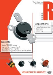 Applications Benefits - Microtherm