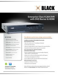 Enterprise-Class H.264 DVR with DVD Burner & HDMI - Digiop