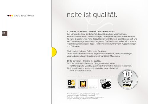 Nolte - Premium