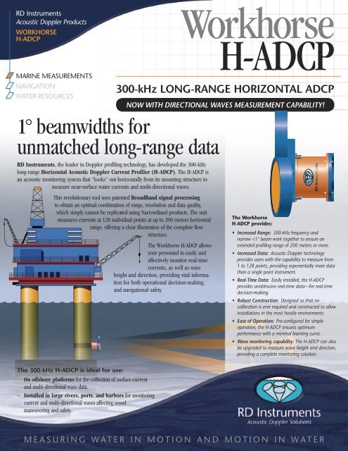 Download H-ADCP datasheet - RD Instruments
