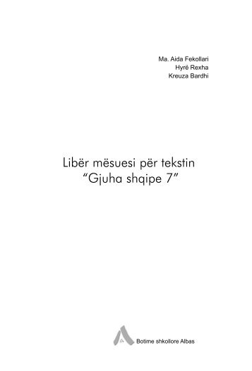Gjuha shqipe 7 - Albas