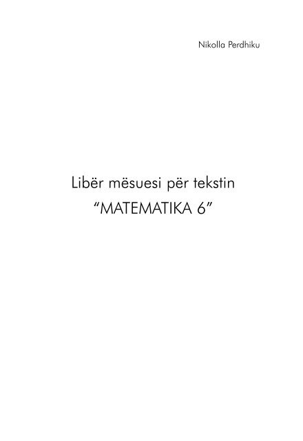 Matematika 6 - Albas