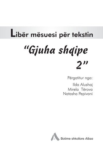 Gjuha shqipe 2 - Albas
