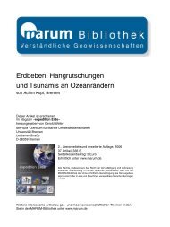 Erdbeben, Hangrutschungen und Tsunamis an ... - Marum