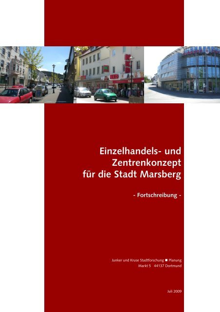 Einzelhandels- und Zentrenkonzept für die Stadt Marsberg