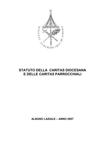 STATUTO DELLA CARITAS DIOCESANA E DELLE ... - Webdiocesi
