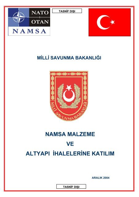 namsa malzeme ve altyapÄ± ihalelerine katÄ±lÄ±m - Milli Savunma ...