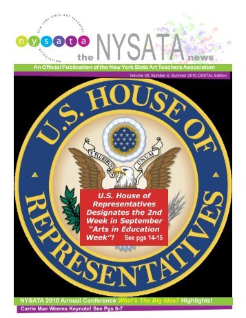 NYSATA News Summer 2010 - New York State Art Teachers ...
