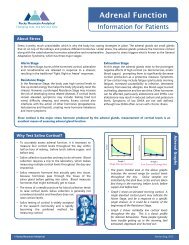 Adrenal Function - Rocky Mountain Analytical