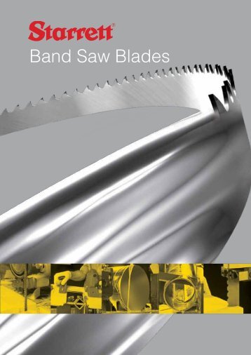 Band Saw Catalogue 2012 - Starrett