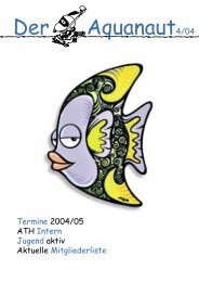 Aquanaut 2004-04 (pdf) - Aquanautic Taucher Hamburg eV