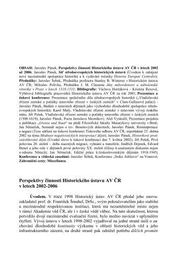 pdf, 699 kB - HistorickÃ½ Ãºstav akademie vÄd ÄeskÃ© republiky ...
