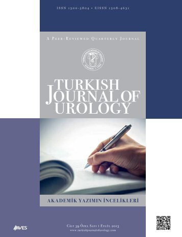 akademi̇k yazimin i̇nceli̇kleri̇ - Turkish Journal of Urology