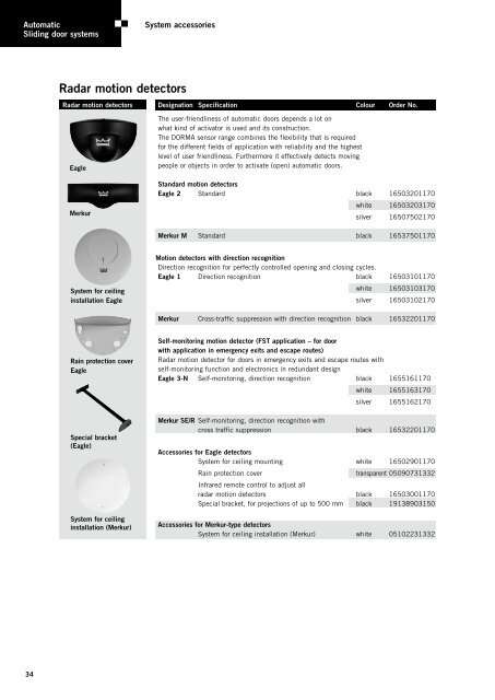 ST TST - DORMA International