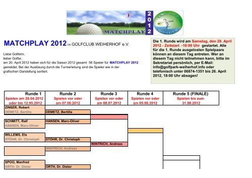 2. Startschema 28.04. 2012.xlsx - Golfpark Weiherhof