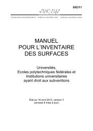 Manuel Inventaire des surfaces 18.4.13-55C - Schweizerische ...