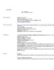 Id: 47009 Curriculum Vitae - Jobkon.com