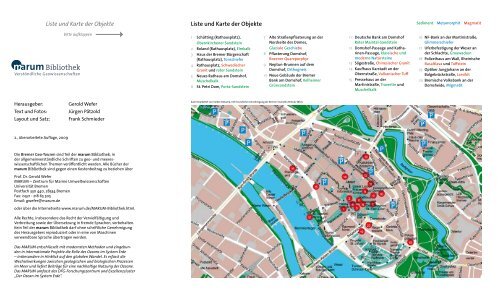 Naturbausteine der Bremer Innenstadt - Marum