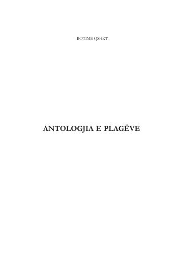 ANTOLOGJIA E PLAGÃVE - Arct