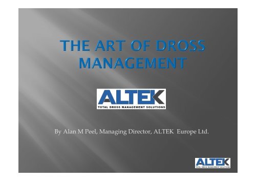 The Art of Dross Management - ALTEK