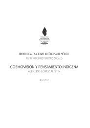 cosmovisión y pensamiento indígena - Universidad Nacional ...