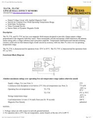 TL173L, TL173C LINEAR HALL-EFFECT SENSORS