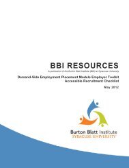 Accessible Recruitment Checklist - Burton Blatt Institute at Syracuse ...