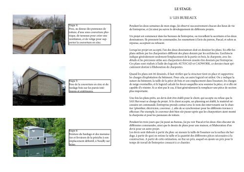 Charpente et Menuiserie Rapport de Stage Ouvrier - Le rÃ©seau ...