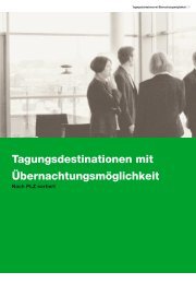 Tagungsdestinationen mit ... - ManagerSeminare