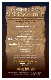 News June 29 - Indian Hills Community Church